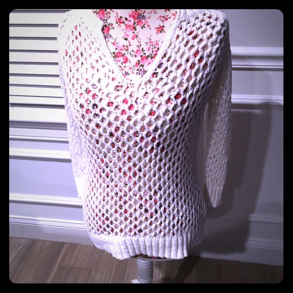 Willi Smith Tops - 🔸White mesh top size small